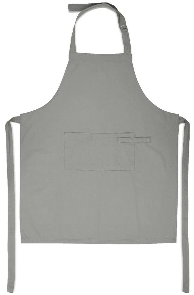 Be a Cook keukenschort 75x90cm grijs