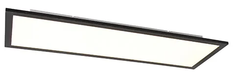 LED paneel zwart 80 cm incl. LED met afstandsbediening - Live | BIANO