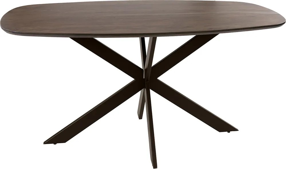 Ovale Eettafel Acaciahout 150cm - 150 X 90cm.