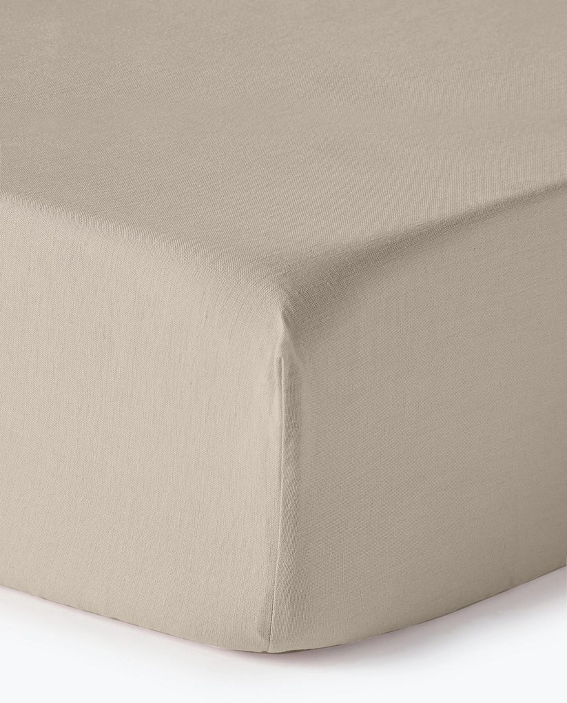 Hoeslaken Airy, gewassen linnen