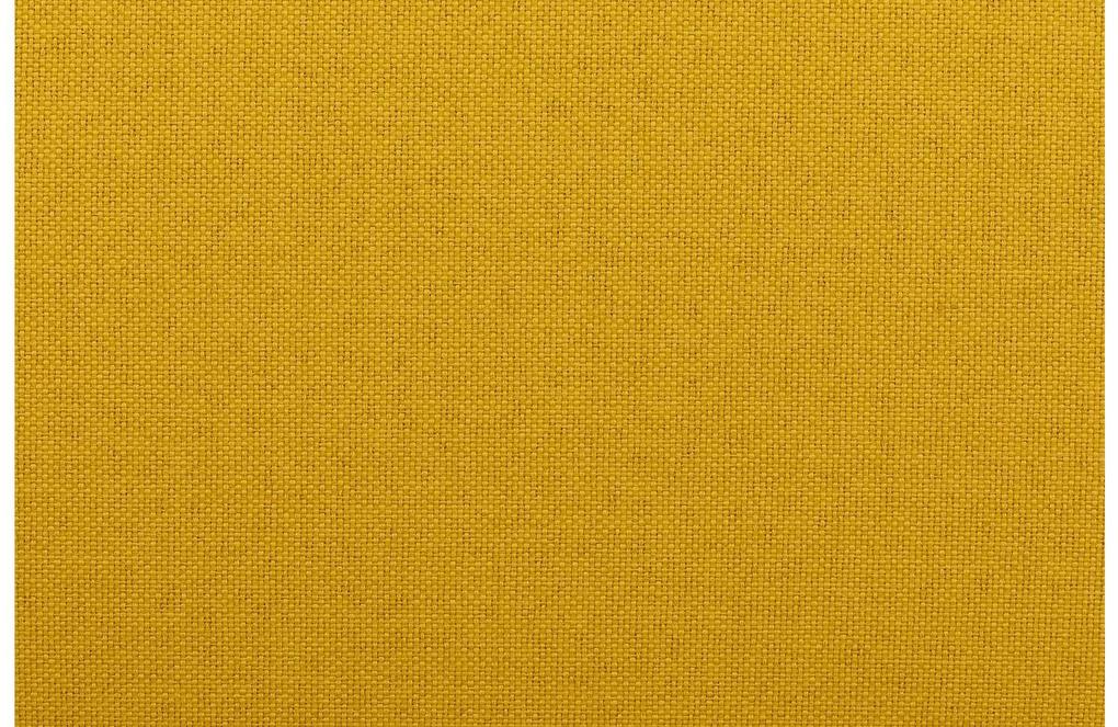 Goossens Zitmeubel Key West geel, stof, 2,5-zits, modern design met ligelement rechts
