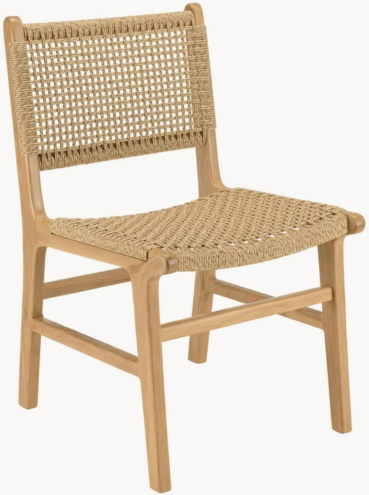 Tuin eetstoelen Valeria van teakhout, 2-delig