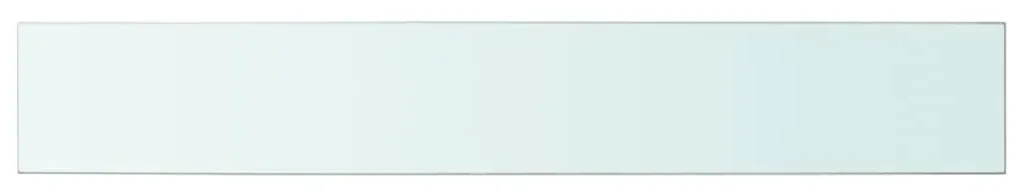 vidaXL Wandschap transparant 100x15 cm glas