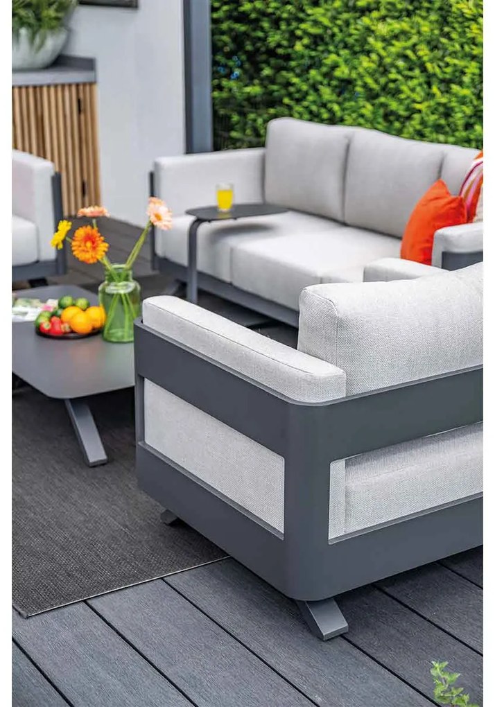 Garden Impressions Medellin loungeset 5-delig - donker grijs