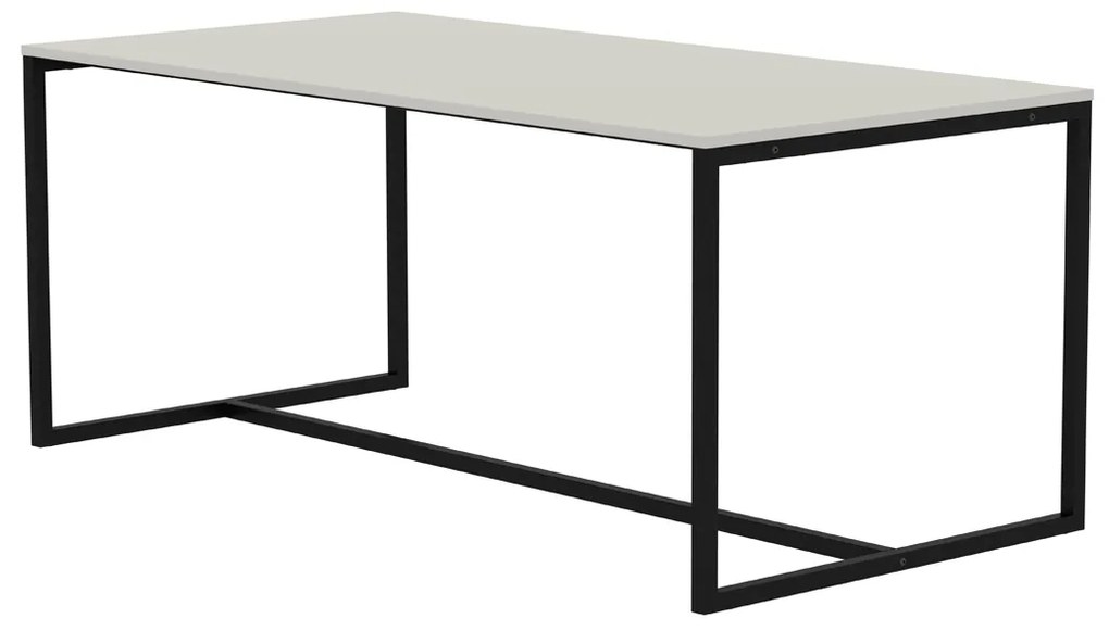 Tenzo Lipp Moderne Eettafel 180 Cm Wit - 180 X 90cm.