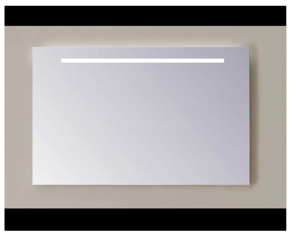 Spiegel Sanicare Q-mirrors Zonder Omlijsting 60 x 120 cm Warm White LED PP Geslepen