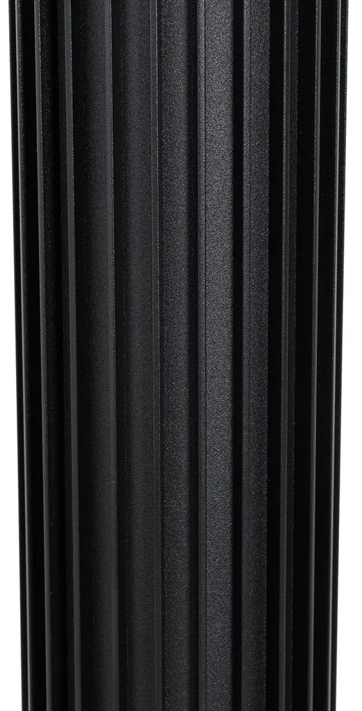 Design buiten paaltje zwart 50 cm IP44 - Boris Design, Modern GU10 IP44 Buitenverlichting