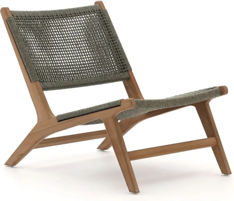 Lounge tuinstoel | Bellagio  Elcito | Rope (touw) | Grijs | Kees Smit Tuinmeubelen
