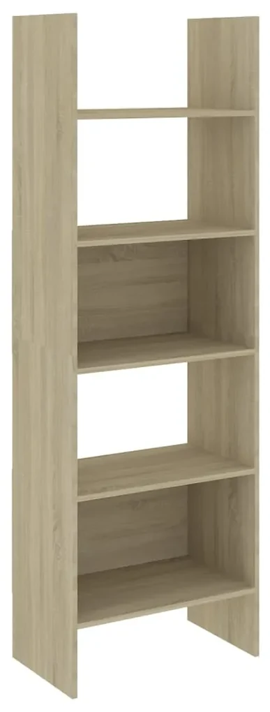 vidaXL Boekenkast 60x35x180 cm spaanplaat sonoma eikenkleurig
