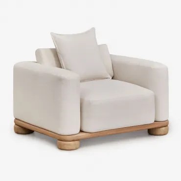 Ioanis Acacia Houten Fauteuil Marrón Acacia Claro - Sklum