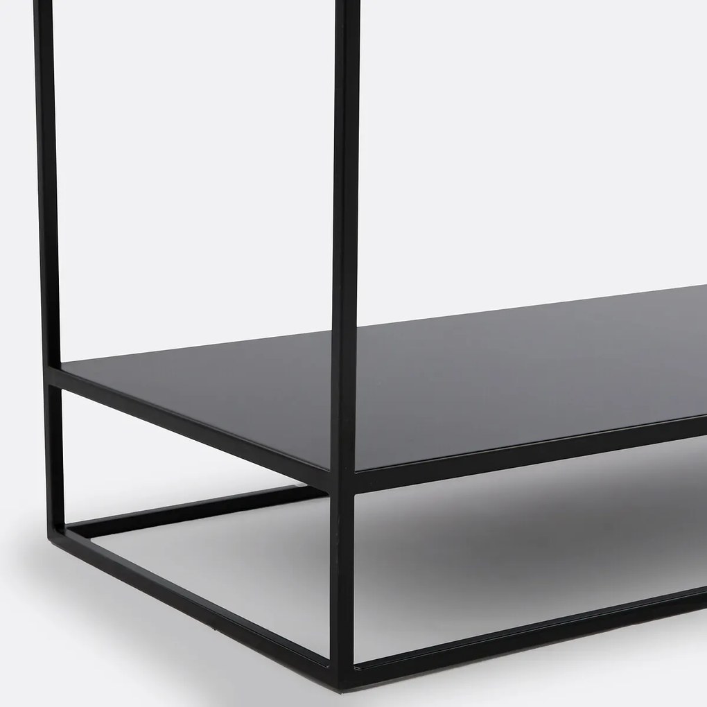 Stalen opbergrek voor achter een bank, Miva