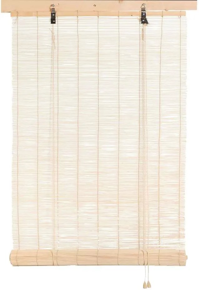 Rolgordijn Bamboe basic - naturel - 75x130 cm - Leen Bakker