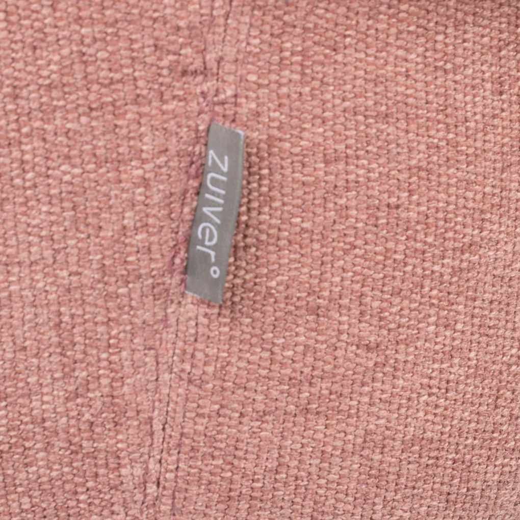 Zuiver Albert Kuip Soft Gestoffeerde Kuipstoel Met Arm Roze