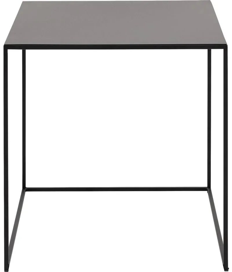 Goossens Bijzettafel Filas, metaal zwart, elegant chic, 50 x 50 x 50 cm