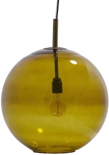Hanglamp Bold glas large warm groen