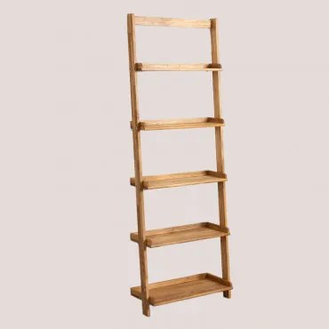 Idia Boekenkast 65x180 Cm Van Eikenhout Eikenhout - Sklum