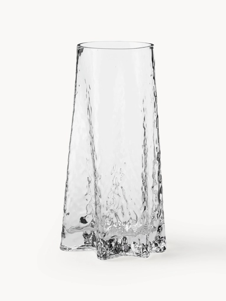 Mondgeblazen vaas Gry met structuuroppervlak, H 30 cm