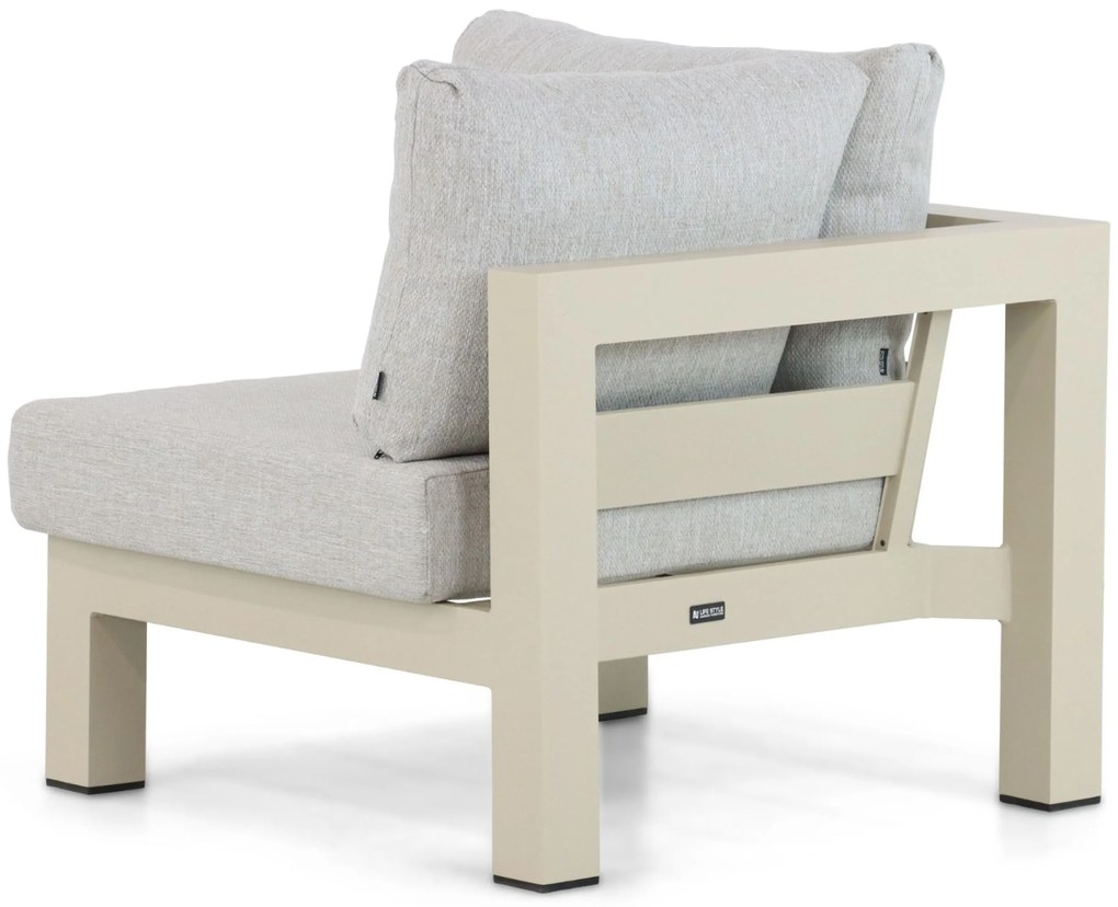 Hoek loungeset 5 personen Aluminium Taupe Lifestyle Garden Furniture Luca