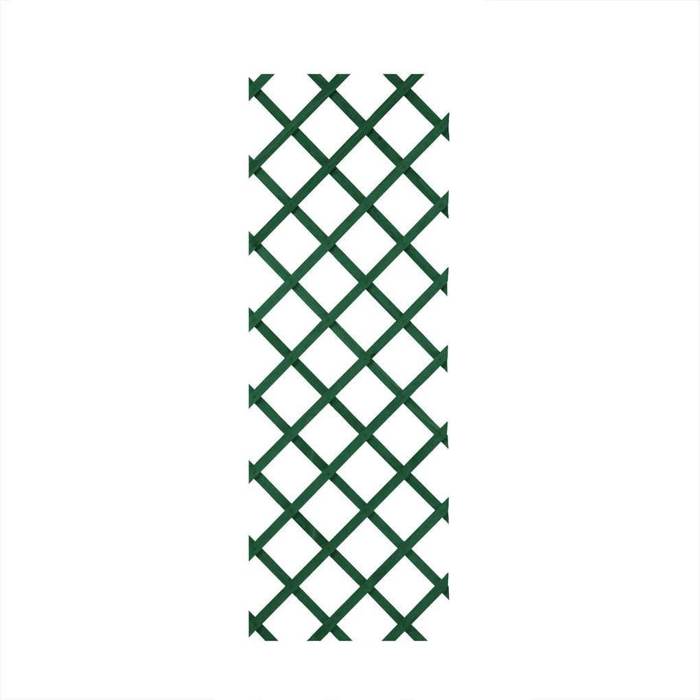 Nature Houten klimrek - 50x150cm - groen - met bevestigingsset