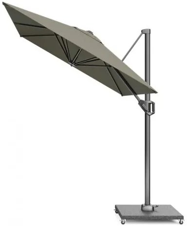 Platinum Voyager zweefparasol T1 3x2 m. - Taupe met Modena voet en hoes