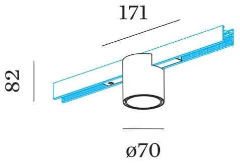Wever&Ducre - Railverlichting Ray Wit / Brons Modern
