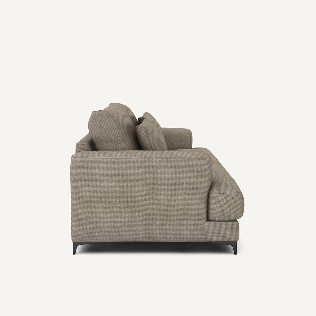 3-zits slaapbank met textuur linnen viscose, Marsile