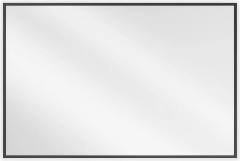 Mexen Loft badkamerspiegel rechthoekig 90 x 60 cm, zwarte lijst - 9852-090-060-000-70