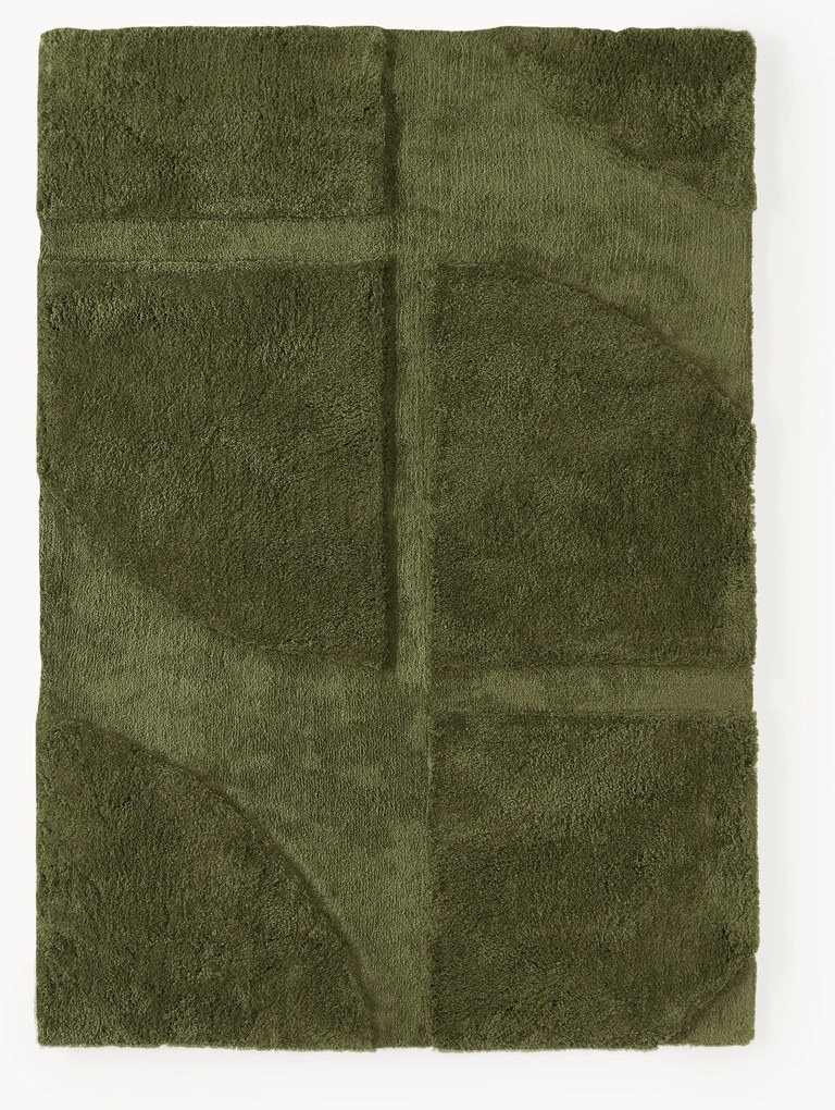 Pluizig hoog-laag vloerkleed Jade