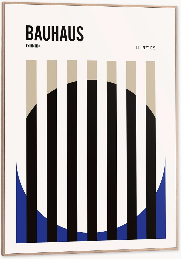 Ingelijste digitale print Bauhaus
