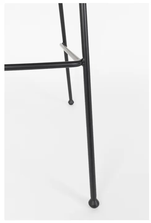 Zuiver Feston Hoge Design Barkruk PU-leer Zwart
