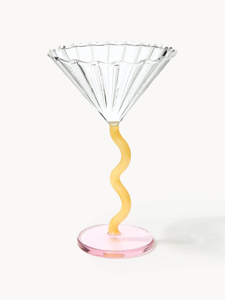 Cocktailglazen Curve van borosilicaatglas, 2 stuks