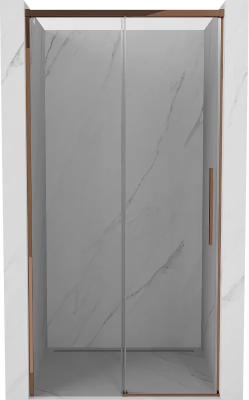 Mexen Rox schuifdeur voor douche 110 cm, transparant, rosegoud - 8C2-110-000-60-00