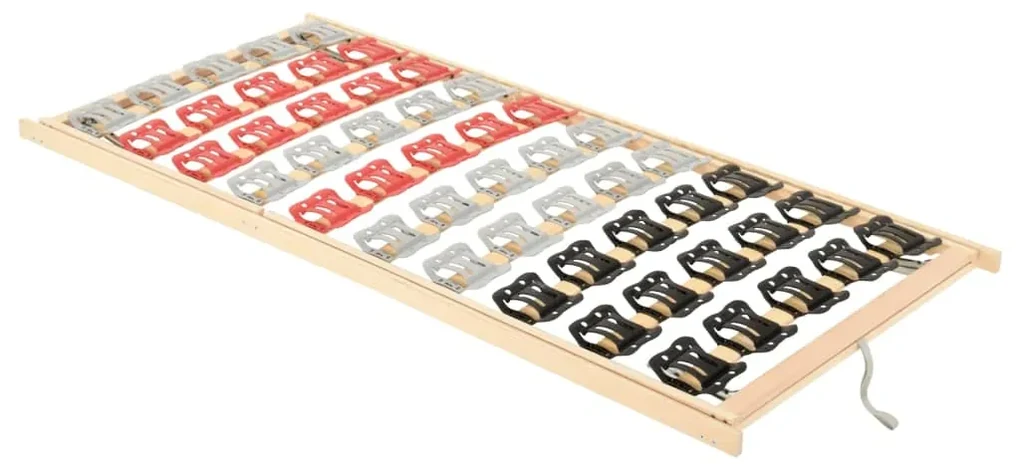 vidaXL Bedframe 12 latten verstelbaar hoofd- en voeteneinde 80x200 cm