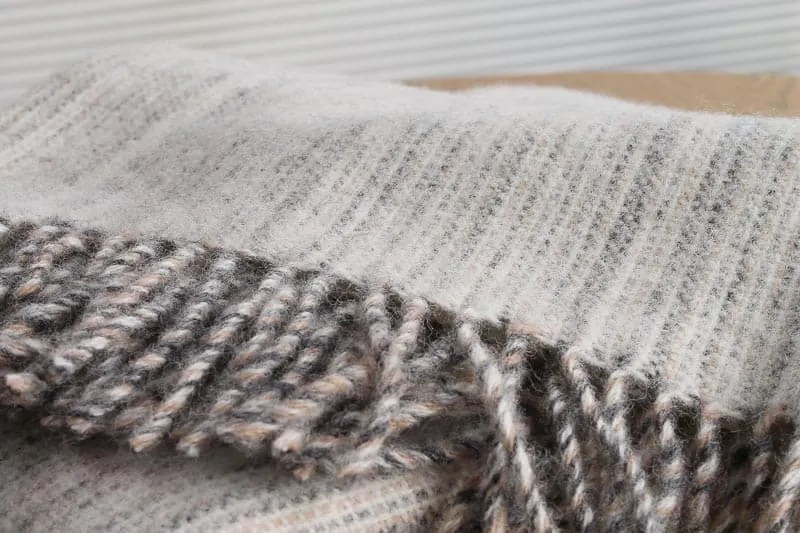 Klippan - Plaid Lamswol Bjork - Beige