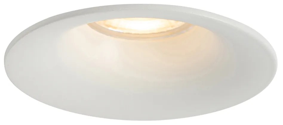 Set van 6 inbouwspots wit GU10 50mm - Gijs