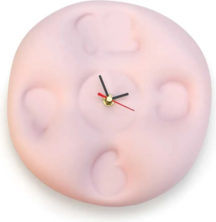 Teun Zwets - Bubble Clock Roze - Pre Order