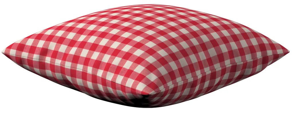 Dekoria Kussenhoes Mia, rood-ecru 60 x 60 cm