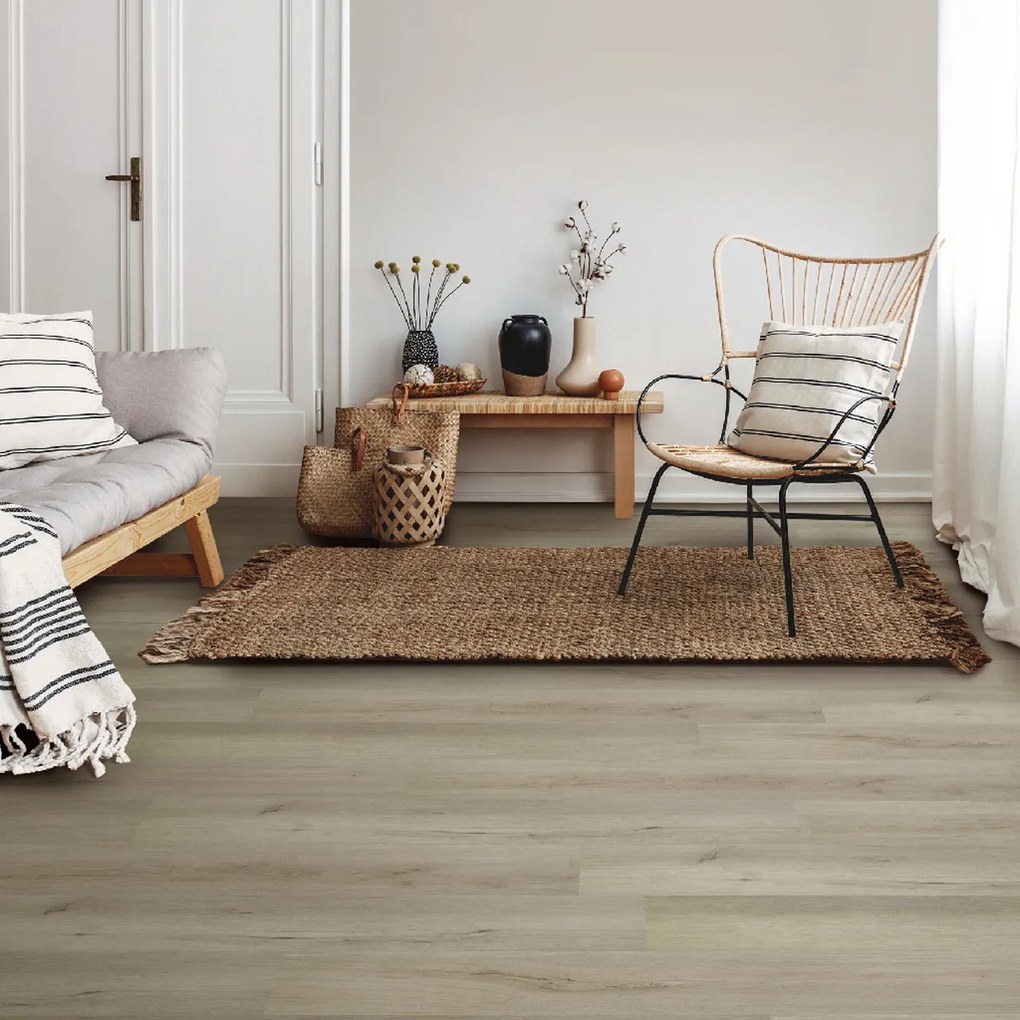 KS Vinyl tegelvloer puur eiken 12.2x61cm
