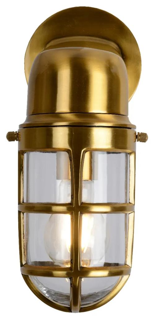Lucide Dudley wandlamp 40W 30x15cm goud/messing
