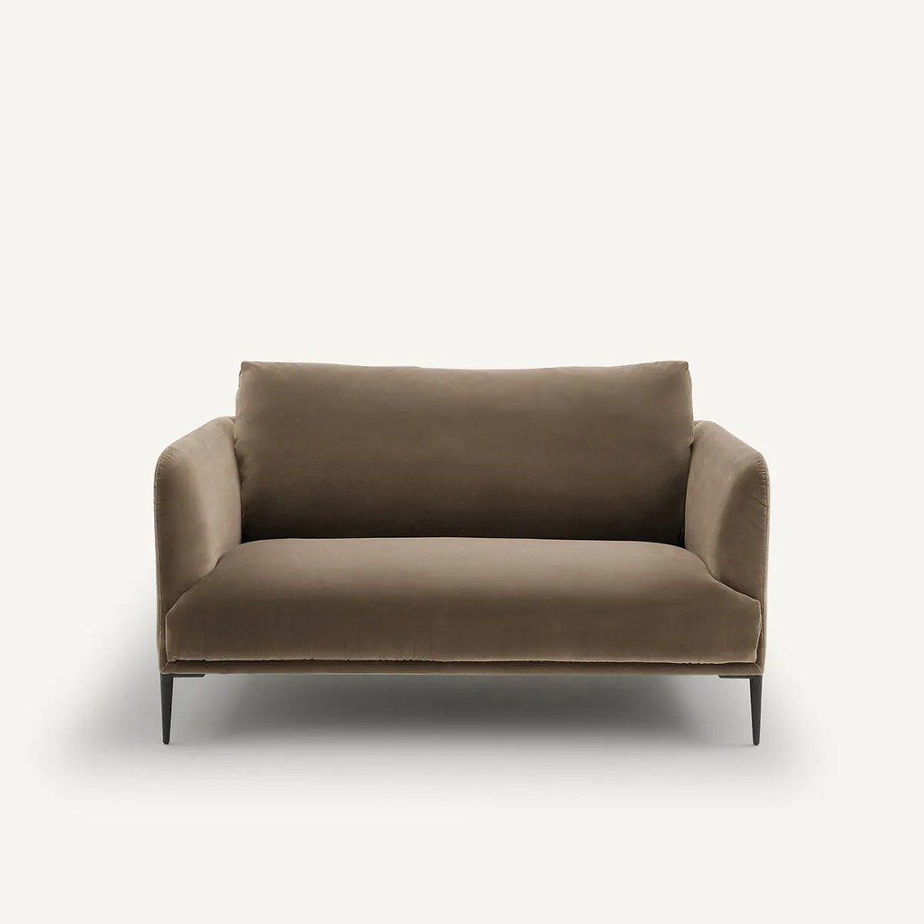 Fluwelen 2-zitsbank, Oscar-design E. Gallina