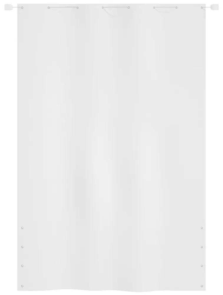 vidaXL Balkonscherm 160x240 cm oxford stof wit