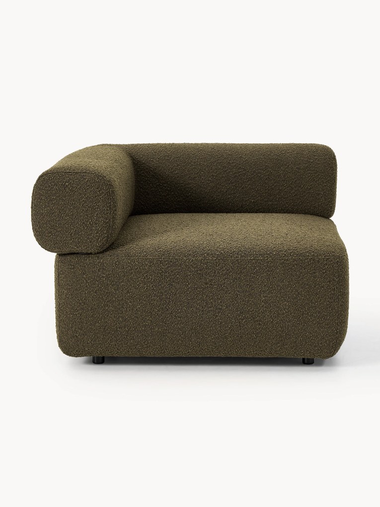 Bouclé hoekmodule Anton