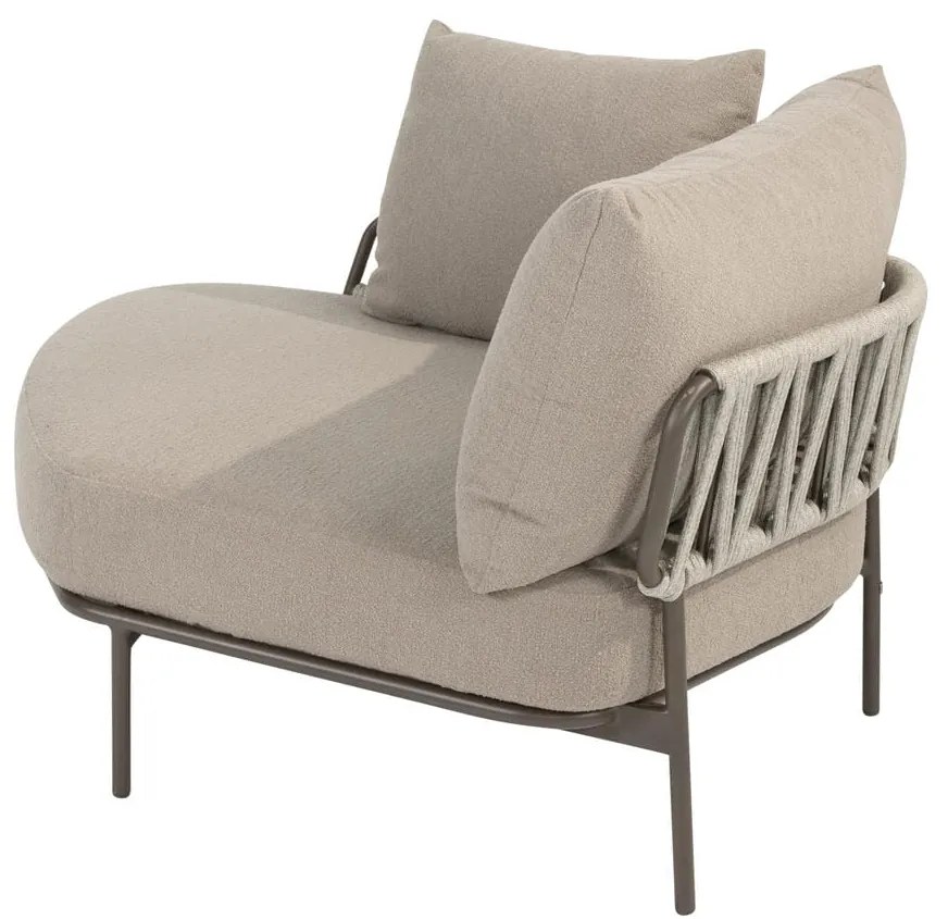 Taste by 4 Seasons Calma chaise loungebank terre SALE Loungebank bruin weerbestendig