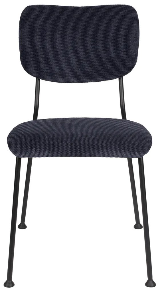 Zuiver Benson Design Eetkamerstoel Donkerblauw