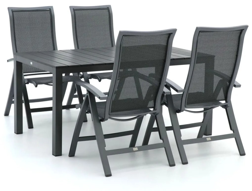 Bellagio Lugo/Fidenza 160cm dining tuinset 5-delig verstelbaar