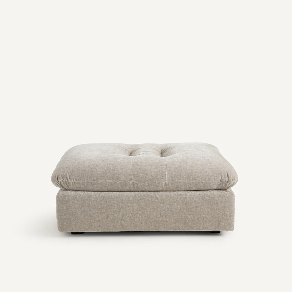 Verstelbare voetsteun van chenillefluweel, Giuliano