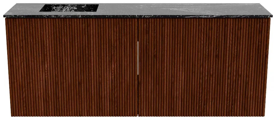 Mondiaz Joya DLux 100cm toiletmeubel ruby met wastafel faye links zonder kraangat lava