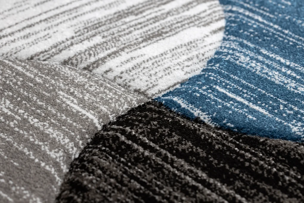Tapijt ALTER Geo Schelpen blauw
