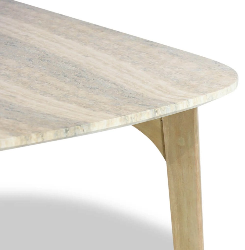 Dining Tuintafel rechthoekig 170 x 90 cm Naturel teak Almeria
