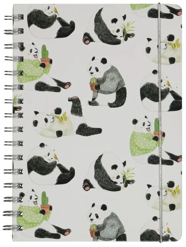 Notitieboek A5 Gelinieerd - Panda